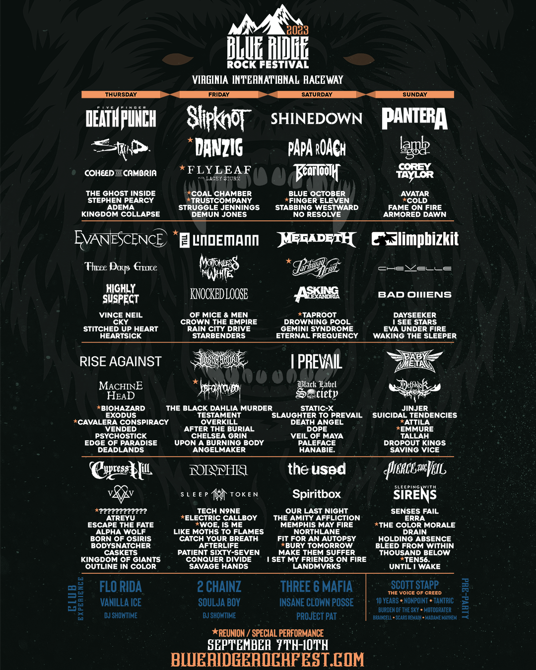 Blue Ridge Rock Festival 2023 Preview